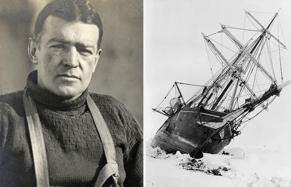 burberry history Ernest Shackleton