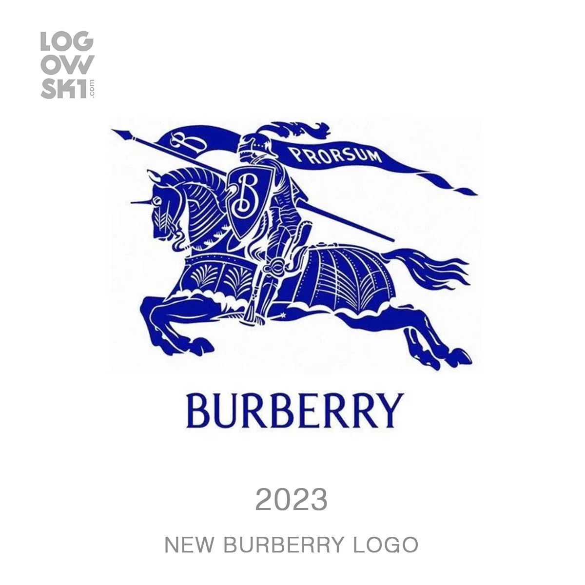 burberry logo history 2023