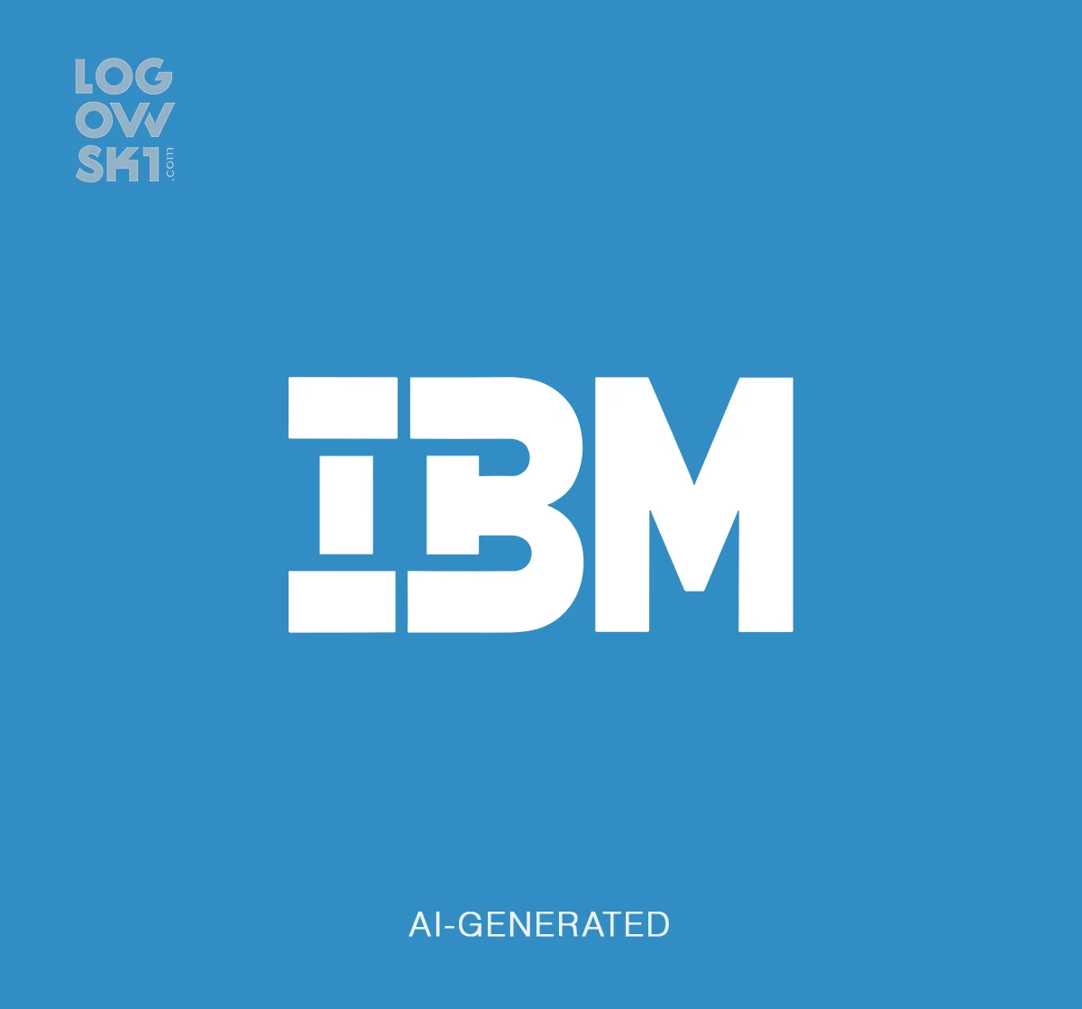 ibm ai generated 2025 logo