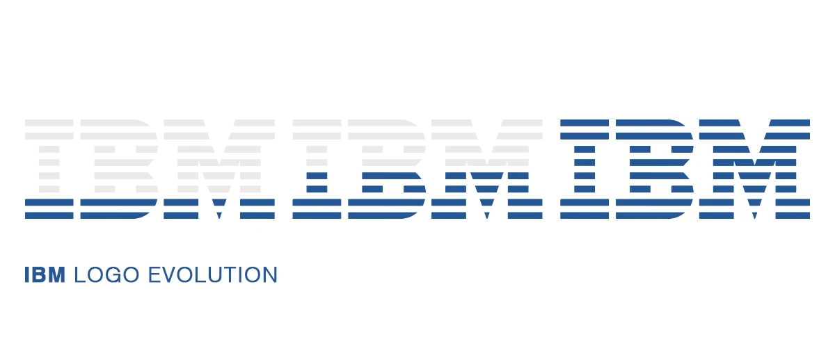 IBM logo evolution history