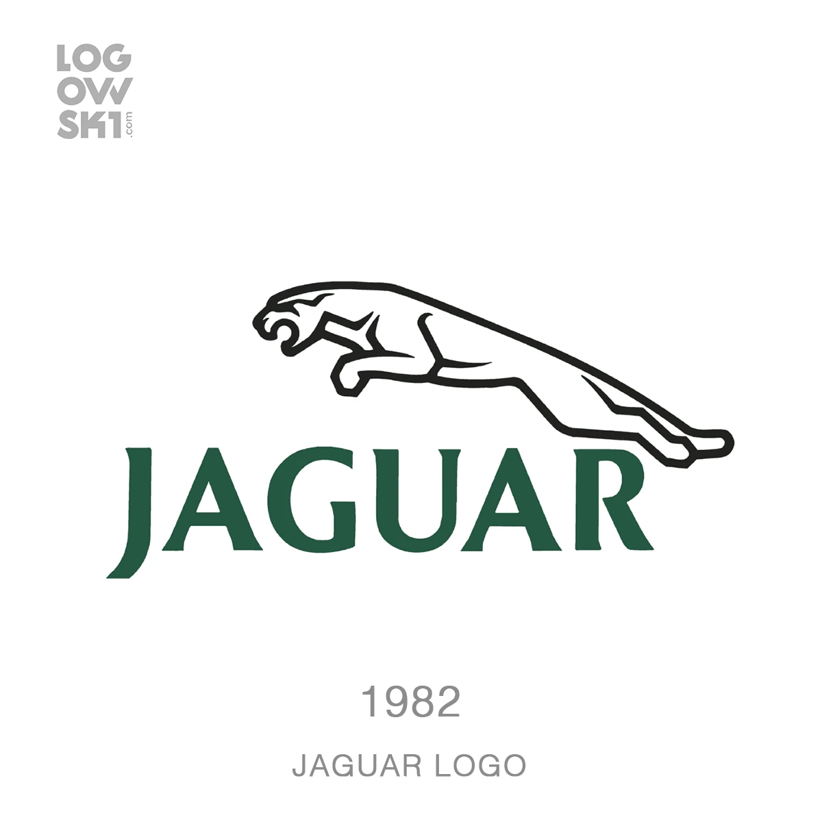 jaguar logo 1982 leaper