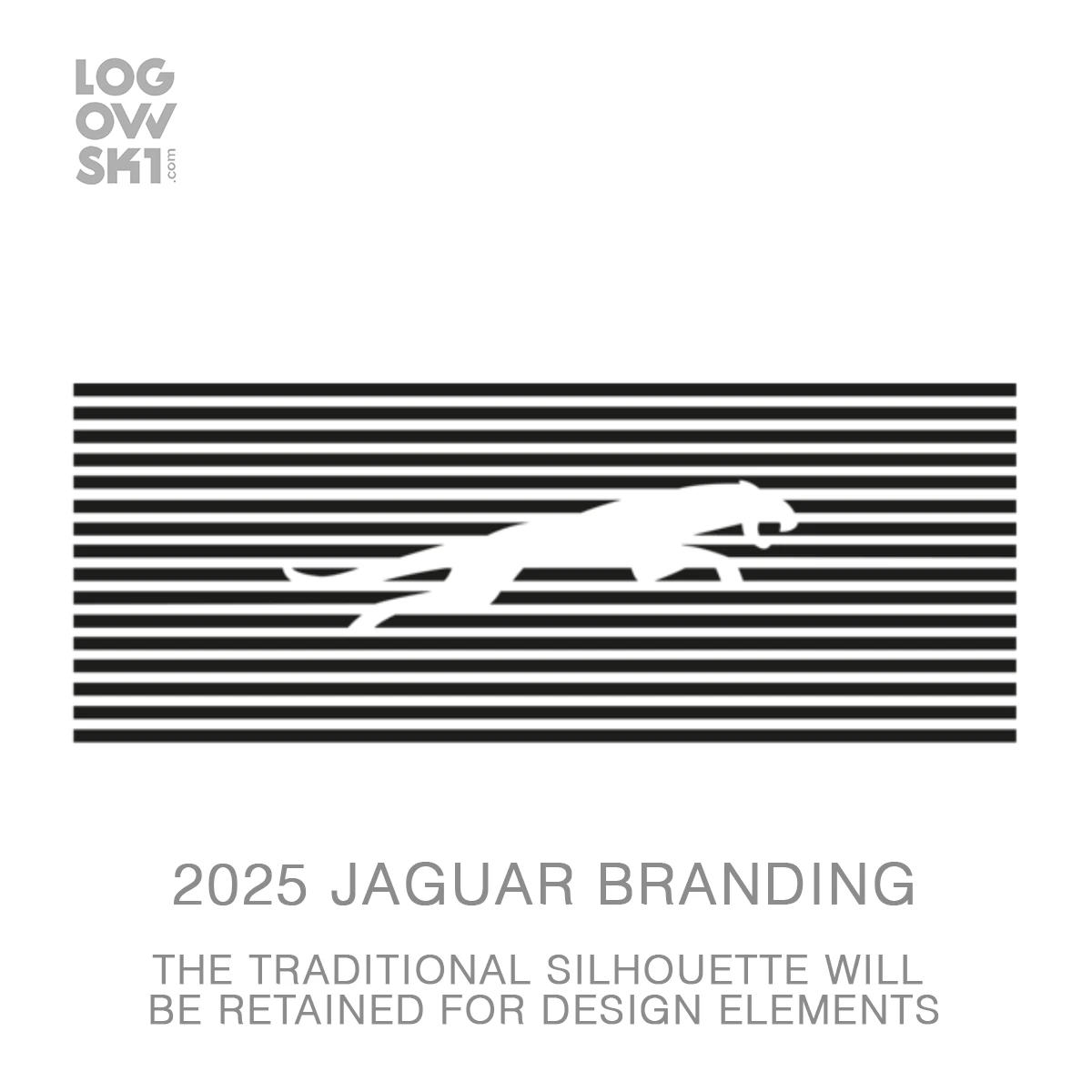 jaguar new logo history traditional silhouette 2025