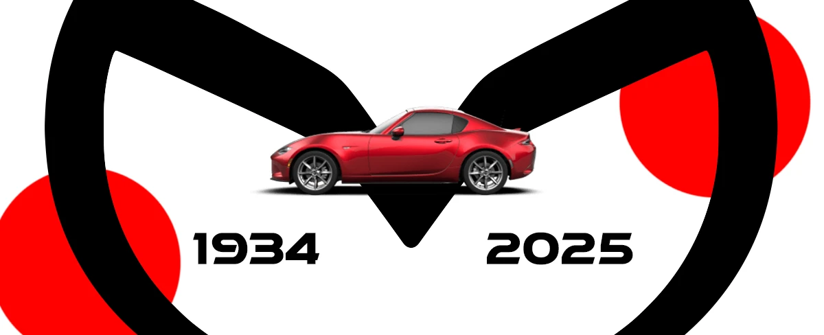 mazda logo evolution 2025